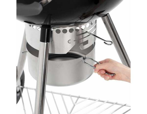 Barbecue grill à charbon "Deluxe" rond - 64,5 x 71 x 107cm. - Brico Dépôt