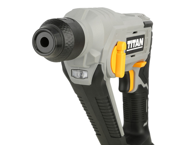 Marteau perforateur SDS 18V 1J avec forets - Titan - Brico Dépôt