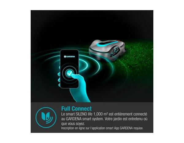 Robot tondeuse Smart Sileno Life 1000m² - Gardena - Brico Dépôt