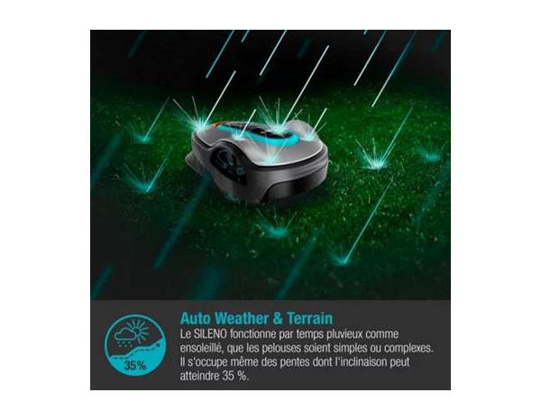 Robot tondeuse Smart Sileno Life 1000m² - Gardena - Brico Dépôt