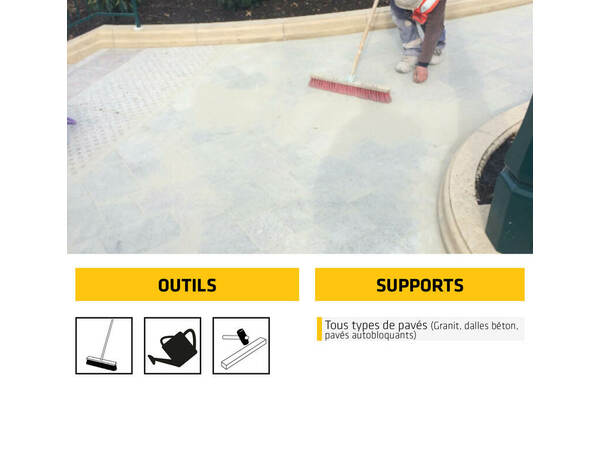 Sable polymère pour joints de pavés 20 Kg - Sika - Brico Dépôt