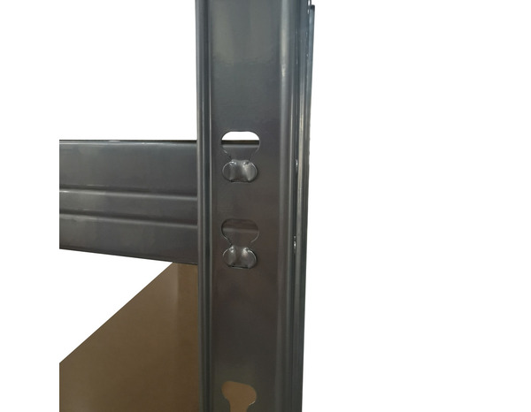 Etagère bois/métal - H.180 x L.90 x P.40 cm - Brico Dépôt