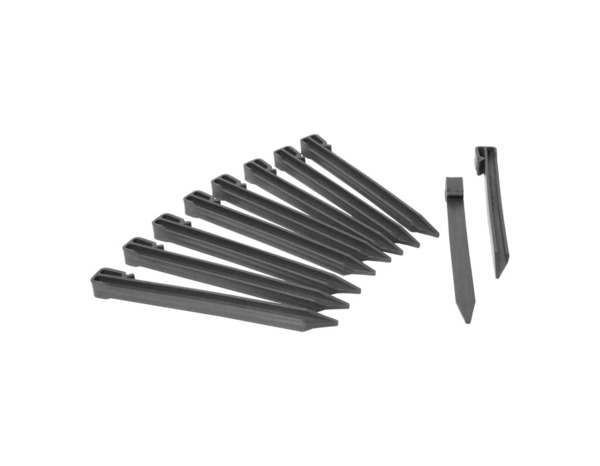 Lot de 10 piquets aspect bois - Marque BLOOMA - Brico Dépôt