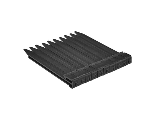 Lot de 10 piquets aspect bois - Marque BLOOMA - Brico Dépôt