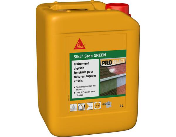 Traitement algicide- fongicide anti-dépôt vert ProSelect - bidon 5 L - Sika - Brico Dépôt