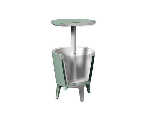 Table de cocktail isotherme gris anthracite "Cool Bar" - 30L - Keter - Brico Dépôt