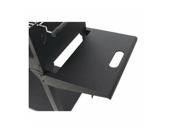 Barbecue double cuisson en acier noir - L. 120,8 x l. 48 x H. 87 cm. - Brico Dépôt