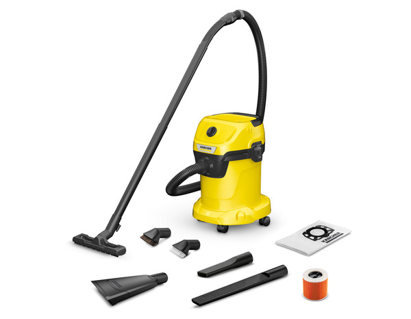 Aspirateur eau et poussières cuve plastique 17 L "WD 3 V-17/6/20 CAR" - Karcher - Brico Dépôt