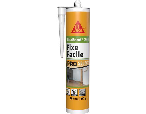 Colle SikaBond 240 fixe facile - cartouche 290 ml - Sika - Brico Dépôt