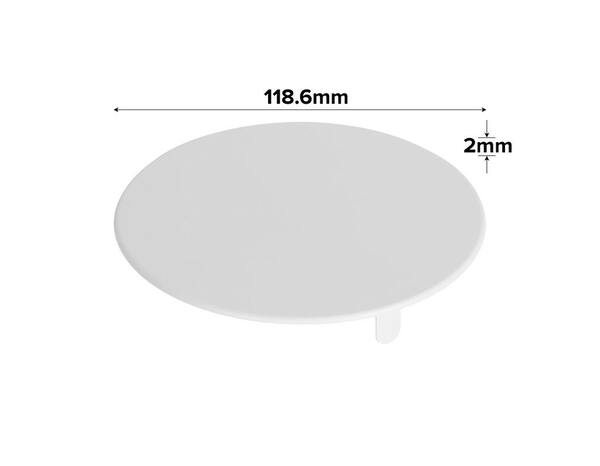 Couvercle à clipser Ø118 - Brico Dépôt