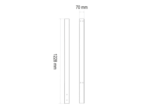 Poteau Latéral Sapin Tilda - GEOM - Brico Dépôt
