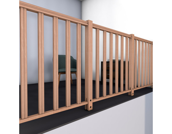 Poteau à Plat Hêtre KEO - GEOM - Brico Dépôt