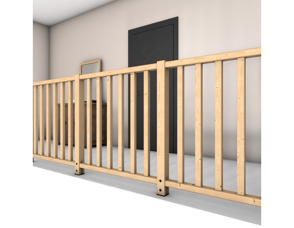 Kit balustre Sapin Tilda 1m - GEOM - Brico Dépôt