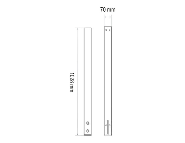 Poteau à Plat Sapin Tilda - GEOM - Brico Dépôt