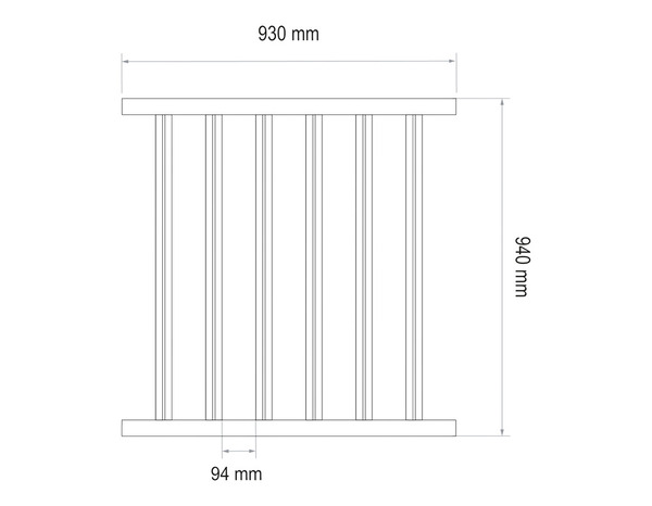 Kit balustre Sapin Tilda 1m - GEOM - Brico Dépôt