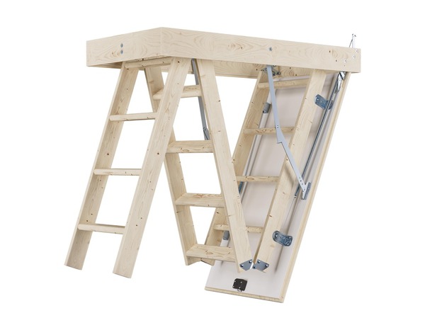 Escalier escamotoable bois 120 x 60 cm - Brico Dépôt