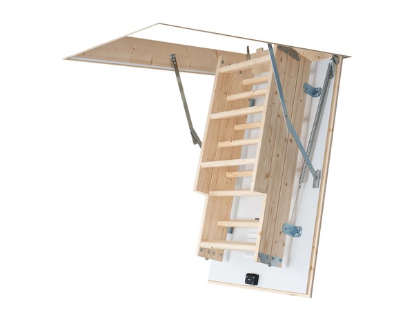 Escalier escamotoable bois 120 x 60 cm - Brico Dépôt