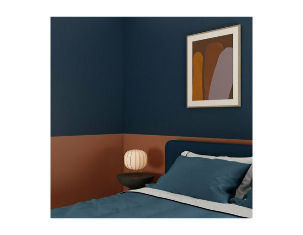 Peinture Bleu nuit 0l75 velours 2en1 - Evalux - Brico Dépôt