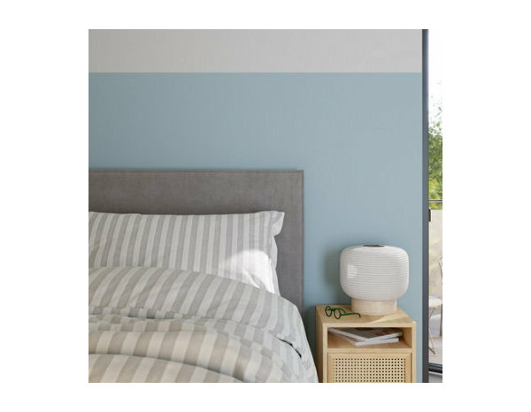 Peinture Bleu nordique 2l5 velours 2en1 - Evalux - Brico Dépôt