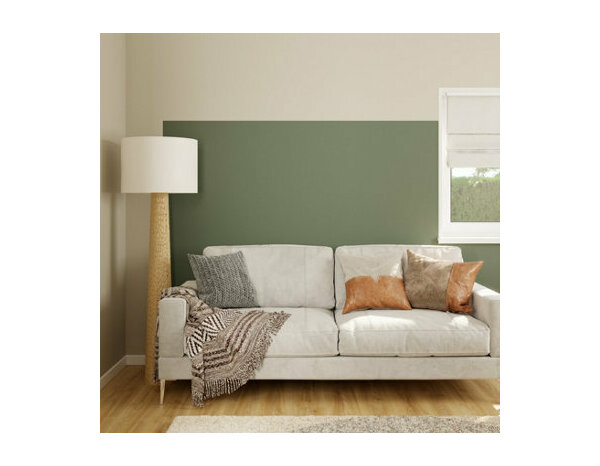 Peinture Vert cactus 0l75 satin 2en1 - Evalux - Brico Dépôt