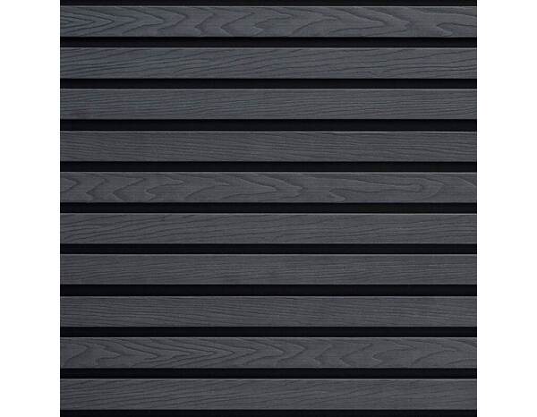 Lot 2 bardages en composite L. 250 cm x l. 21,6 cm x Ep. 2,8 cm - Brico Dépôt