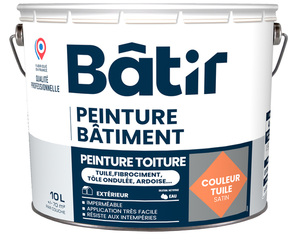 Peinture toiture Tuile 10 L - Brico Dépôt