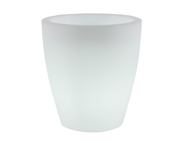 Pot à LED avec batterie, technologie solaire intelligente H.43 cm - Brico Dépôt