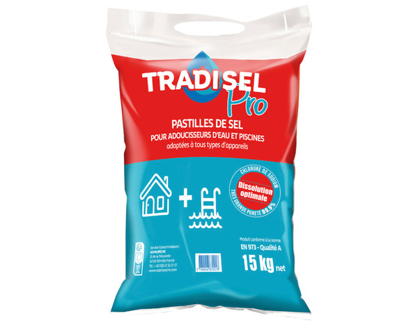 Sel adoucisseur 15 Kg - Brico Dépôt