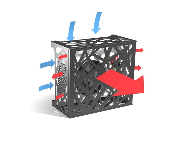 Cache clim aluminium 95 x 50 x 80 cm - Brico Dépôt