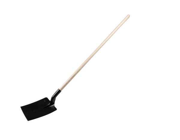 Pelle carrée avec manche en bois - 25 cm - Brico Dépôt