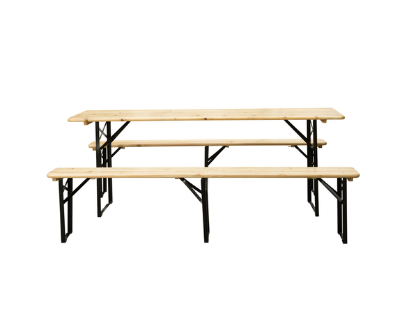 Table pliante acier bois - Brico Dépôt