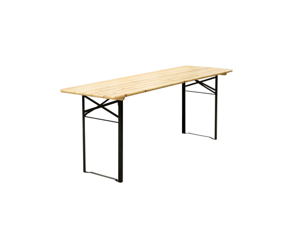 Table pliante acier bois - Brico Dépôt