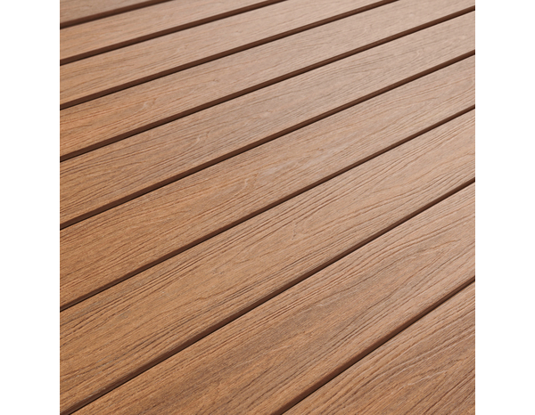 Lame composite coloris chêne L. 220 cm x l. 14,5 cm x Ép. 2,1 cm - Brico Dépôt