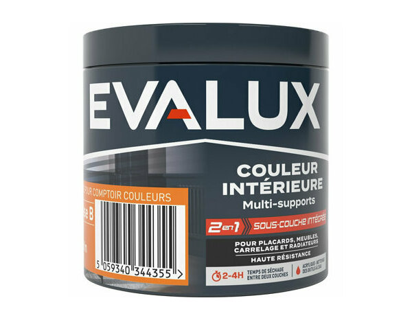 Peinture multi supports Base B Satin 0,236 L - Evalux - Brico Dépôt