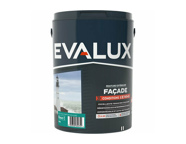 Peinture façade extreme Base C 5 L - Evalux - Brico Dépôt