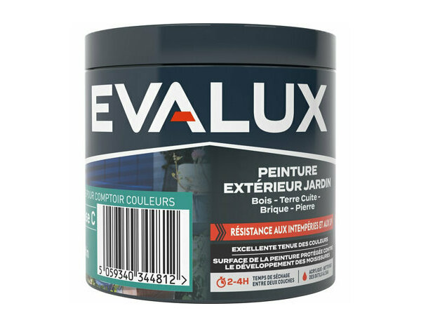 Peinture jardin Base C Satin 0,236 L - Evalux - Brico Dépôt