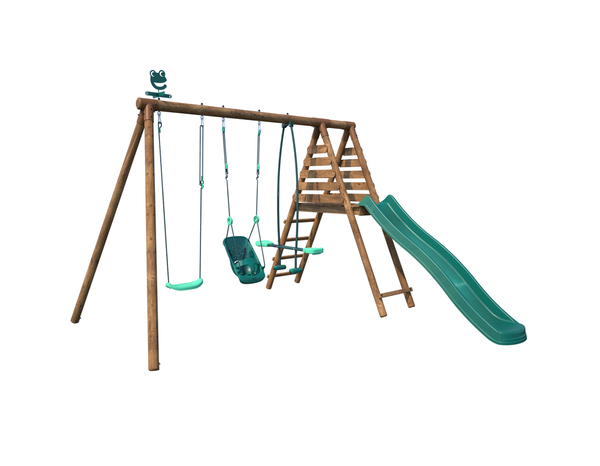 Portique en bois "TULIPE" - L. 323 x l. 354 x H. 222 cm - Brico Dépôt