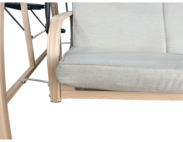 Balancelle acier imitation bois - Brico Dépôt