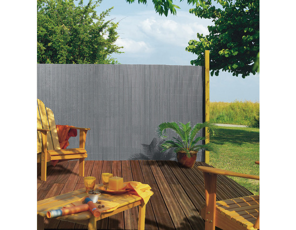 Canisse PVC anthracite 1,5 x 3 m - Brico Dépôt