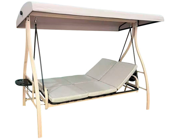 Balancelle acier imitation bois - Brico Dépôt