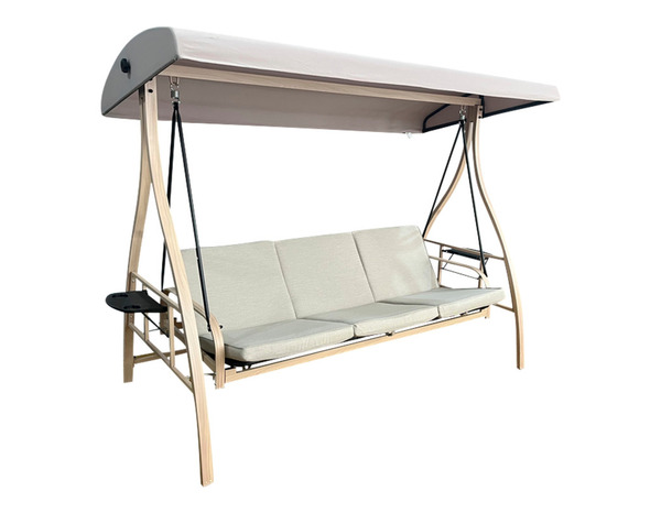 Balancelle acier imitation bois - Brico Dépôt