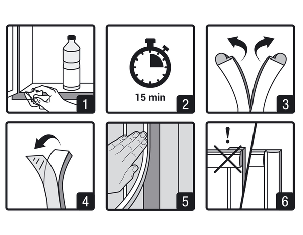 Joint adhésif porte et fenêtre mauvais état marron 6m - 3M - Brico Dépôt