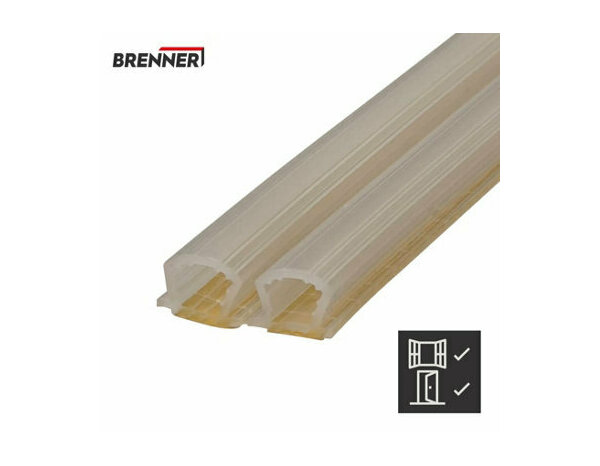 Joint adhesif silicone pour porte et fenêtre transparent 6m - Brenner - Brico Dépôt