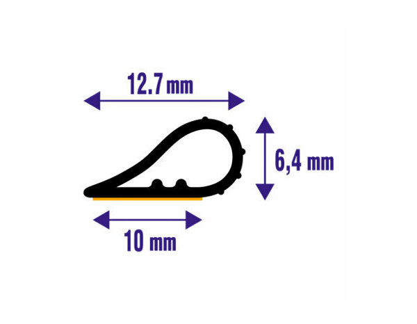 Joint adhesif silicone pour porte et fenêtre transparent 6m - Brenner - Brico Dépôt
