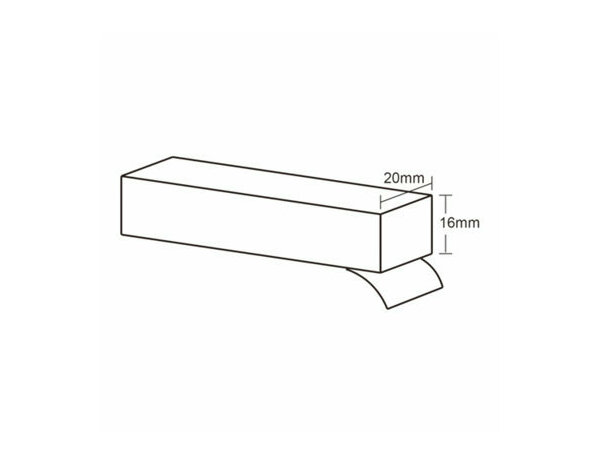 Joint en mousse pour garage 6,5m/16mm - Brenner - Brico Dépôt