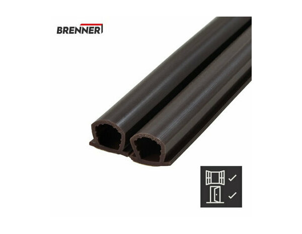 Joint adhésif en silicone "profil d" marron 6m - Brenner - Brico Dépôt