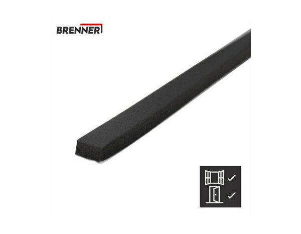 Joint en mousse universel noir 6m - Brenner - Brico Dépôt