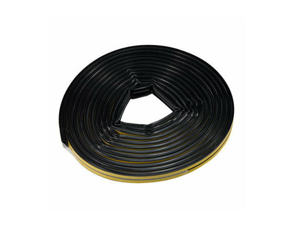 Joint adhesif "profil d" noir 12m - Brenner - Brico Dépôt