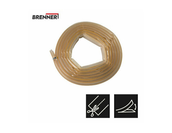 Joint adhesif silicone pour porte et fenêtre transparent 6m - Brenner - Brico Dépôt