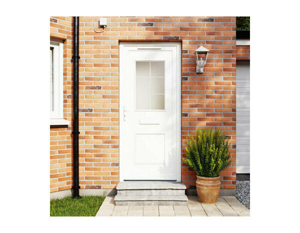 Bas de porte adhesif brosse en pvc blanc 1m - Brenner - Brico Dépôt